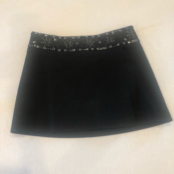 Laundry By Shelli Segal Dresses & Skirts - LAUNDRY black embellished mini skirt